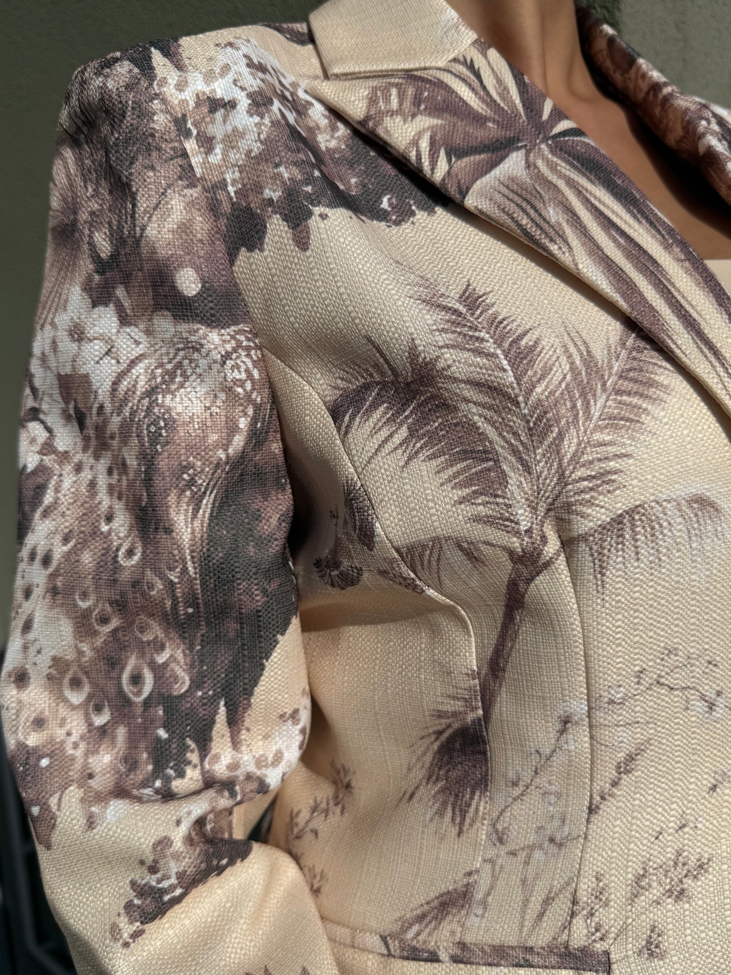 Beige Safari Blazer