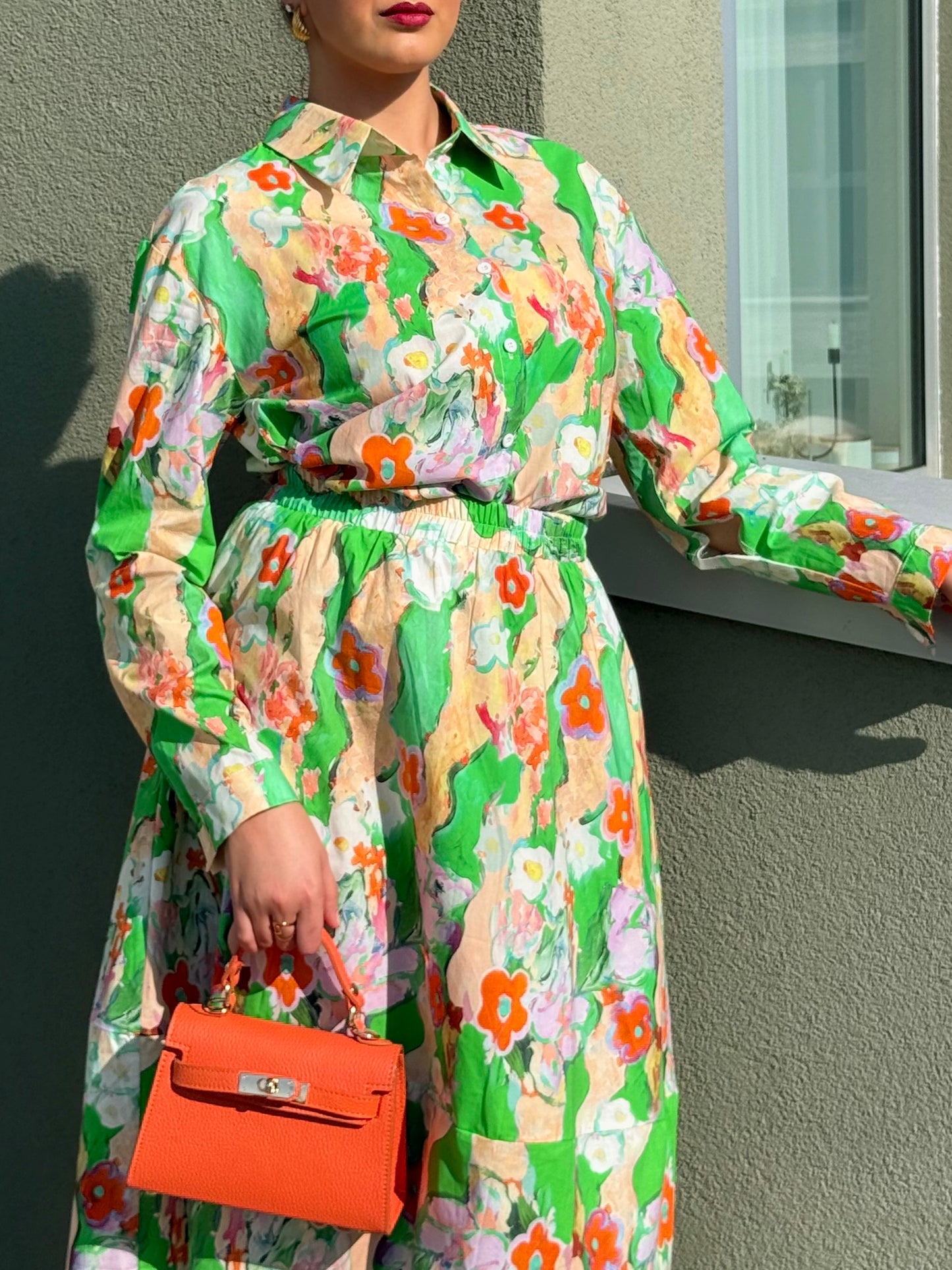 Groene Van Gogh Rok