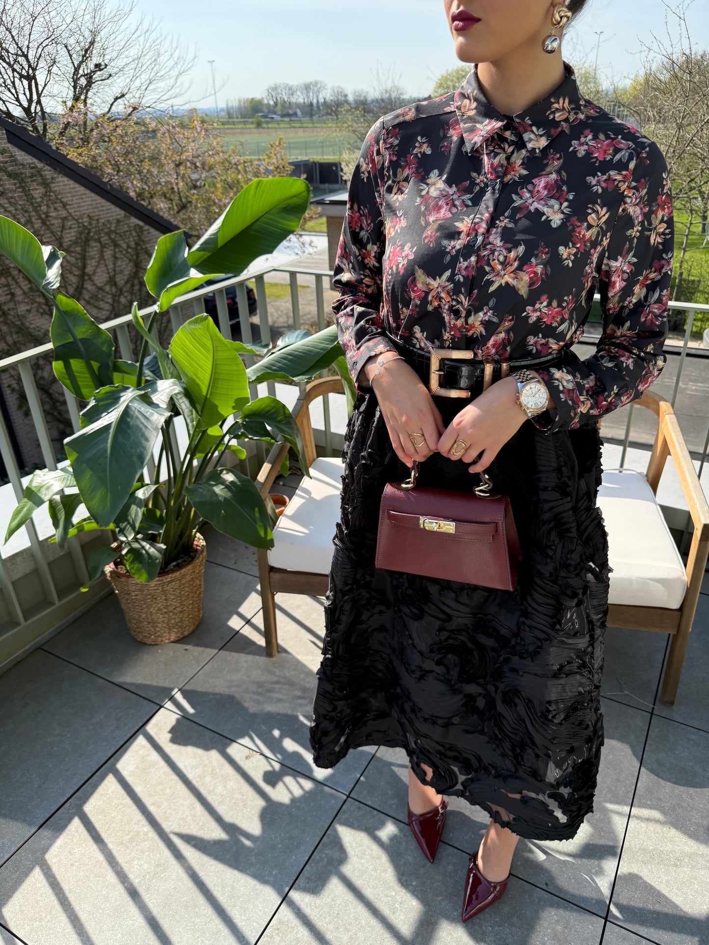 Zwarte Blouse Emma