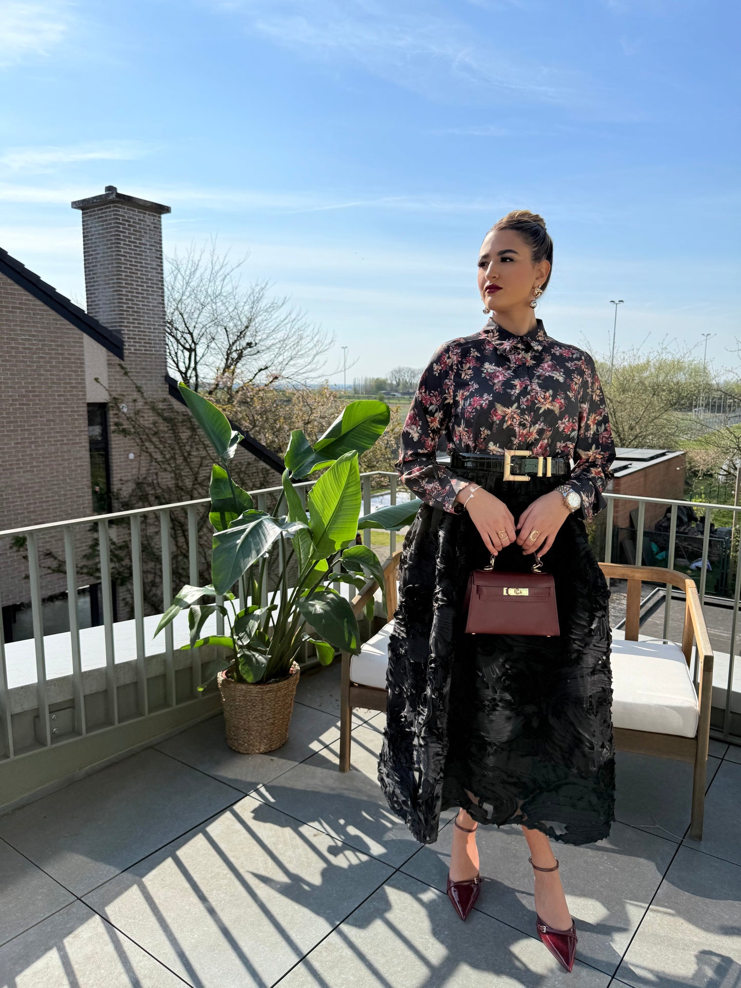 Zwarte Blouse Emma