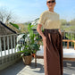 Broek Met Bruine Luipaard Print