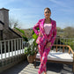 Fuschia Brocard Broek