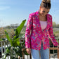 Fuschia Brocard Vest
